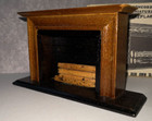 Vintage Concord Dollhouse Miniature Wooden Fireplace 1 12 Scale In Box