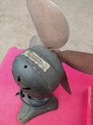 Vintage Antique Fan Works Chevron And Uncle Sam Bank Lot Of 2 Unique Man Cave