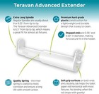 Teravan Advanced Extender For Extra Large Toilet Paper  Adapter