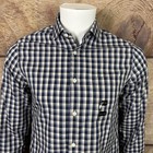 Pronto Uomo Shirt Mens 14 5 32 33 Slim Fit Non Iron Dress Plaid Button Down