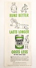 1950 Quaker State Motor Oil Advertisement Automobilia Pennsylvania Crude Hm2b