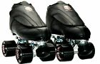 Epic Evolution Quad Roller Speed Skates With Removable Flap   3 Pair Of Laces