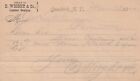 1880 Ny Wright   Co Lumber Dunkirk To Dunkirk Postal Card Bullseye Fancy Cancel