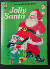 2 Vtg 1982 Merrigold Press Christmas Coloring Book Jolly Santa Claus Holiday Fun