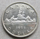 1954 Canada Silver Dollar Pl