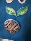 Girl Scouts Of America Usa Daisy Uniform Vest Je Blue Glued Patches  03061