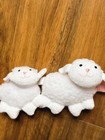 Vintage Pink Baby Pram Rattle Lambs Sheep  Doll Stroller Silver Cross Carriage