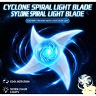 Naruto Led Rasenshuriken Prop Rotatable Multi-color Light Cosplay Handheld Blade