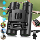 900x25 Military Zoom Powerful Binoculars Day low Night Optics Hunting W  Holder