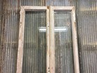 Antique French Double Doors  34 5x100  1 Glass Pane Doors  European Doors G112