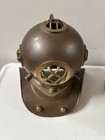 Vintage 9    Copper   Brass Deep Sea Diver   s Helmet Model Nautical Maritime