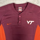 Virginia Tech Hokies Nike Team Fit Dry Baseball Warm Up Pullover Men   s Size M