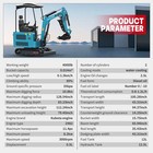 1 8 Ton Mini Excavator     Kubota Diesel Engine Fully Hydraulic Control Syst