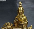 15  Chinese Bronze Myth Tai Yi Zhen Ren Laojun God Immortal Lion Beast Statue