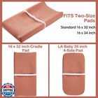 Mixweer 4 Pack Muslin Changing Pad Cover Soft Breathable Cotton Diaper Changi