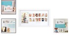 My First  Baby Photo Frame 13 Photo Inserts Wall Mount Nursery Decor
