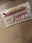 Vintage Samsonite Train Case Style 4612 Brown Vanity Luggage Mirror   Key