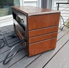Antique Wood Marshall Vintage Tube Radio - Restored Deco Tabletop
