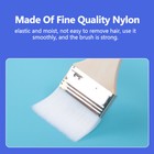 12pcs   Set Flat Nylon Hair Wooden Penholder Oil Painting Brush Barbecue T1q9