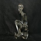 H 9 Inch Old Chinese Bronze Carving Bodhidharma Buddha Statue Ancient Collection