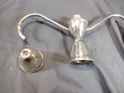 Weighted Sterling Silver  Candle Base   2 Arm Extension Scrap Lot Oruse  damage