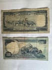 1000 Escudos Angola 1970 And 500 Escudos Angola 1972 Circulated Banknotes Look    
