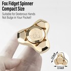 Freelove Stainless Steel Metal Fidget Spinner  Heavy  Quiet  Long Spin For Adult