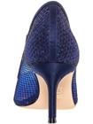 Nina New York Womens Navy Niley Pointed Toe Kitten Heel Slip On Pumps Shoes 5 W