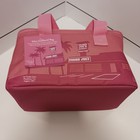 Trader Joe s Ltd Ed Mini Pink-on-pink Insulated Tote Nwt Collectible  In Hand    