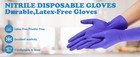 Disposable Nitrile Gloves For Kids 4-10 Years  Xs Size   For