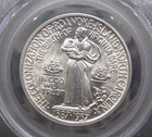 1937 Commemorative  roanoke  Silver Half Dollar 50c Pcgs Ms65  214 Gem Bu Ecc c