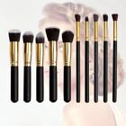 10pcs Makeup Cosmetic Blush Brush Eyebrow Foundation Powder Brushes Kit Set