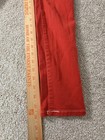 Levis 721 High Rise Skinny Jeans Womens 27x30 Red Stretch Denim Pants Casual
