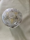Bohemian Moser Glass Dresser Jar Jewelry Casket Footed Base