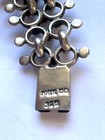 Vintage Mexico Sterling Silver 925 Heavy Necklace Choker 106 Gm Push Lock Clasp
