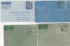 1954 70 Pakistan X 10 Airletters Mostly Used different Types Postal Stationery