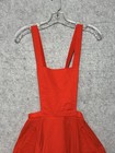 The Square Dance Dress Co Red Full Skirt Pinafore Apron Western Dance