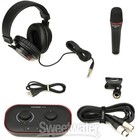 Focusrite Vocaster One Studio Usb-c Podcasting Audio Interface Bundle
