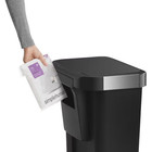 Simplehuman 45 Liter   12 Gallon Rectangular Kitchen Step Trash Can