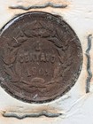 Honduras 1 Centavo 1902 Km46 Bronze 