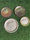 Lot Of 4 Vintage Mcdonald s Restaurant Employee Buttons W  1 Blinking Button 