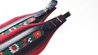 Proline 9 3cm Genuine Leather Accordion Shoulder Straps Red Folk