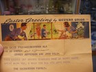 Vintage 1930 s Easter Greeting By Western Union Telegram
