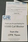 Cpr V5000 Call Blocker For Landline Phones Block All Robocalls   Spam Calls Nob