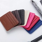 Small Leather Wallet Slim Id Credit Card Case Holder Coin Purse For Men Women