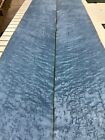 Blue Birdseye Raw Wood Veneer One Sheet 55   X 9   84p