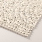 3 x5  Chunky Rectangular Handmade Woven Accent Rug Cream - Hearth   Hand