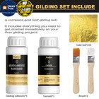 Gold Leaf Gilding Adhesive Set  Wadities 100ml Water Based Glue 100ml  White