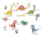 Reusable Children s Wall Decals Stickers Prehistoric Plants Dinosaur Dinos Nip