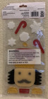 15 Pc 2023 Holiday Time Nutcracker Window Gel Clings - New